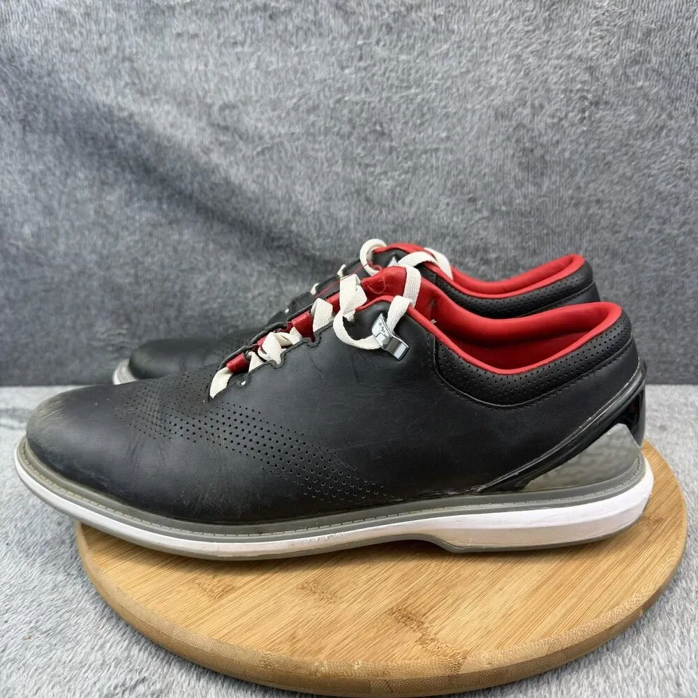 Jordan ADG 4 Shoes Mens Size 13 Black Leather Golf Sneakers DM0103-015